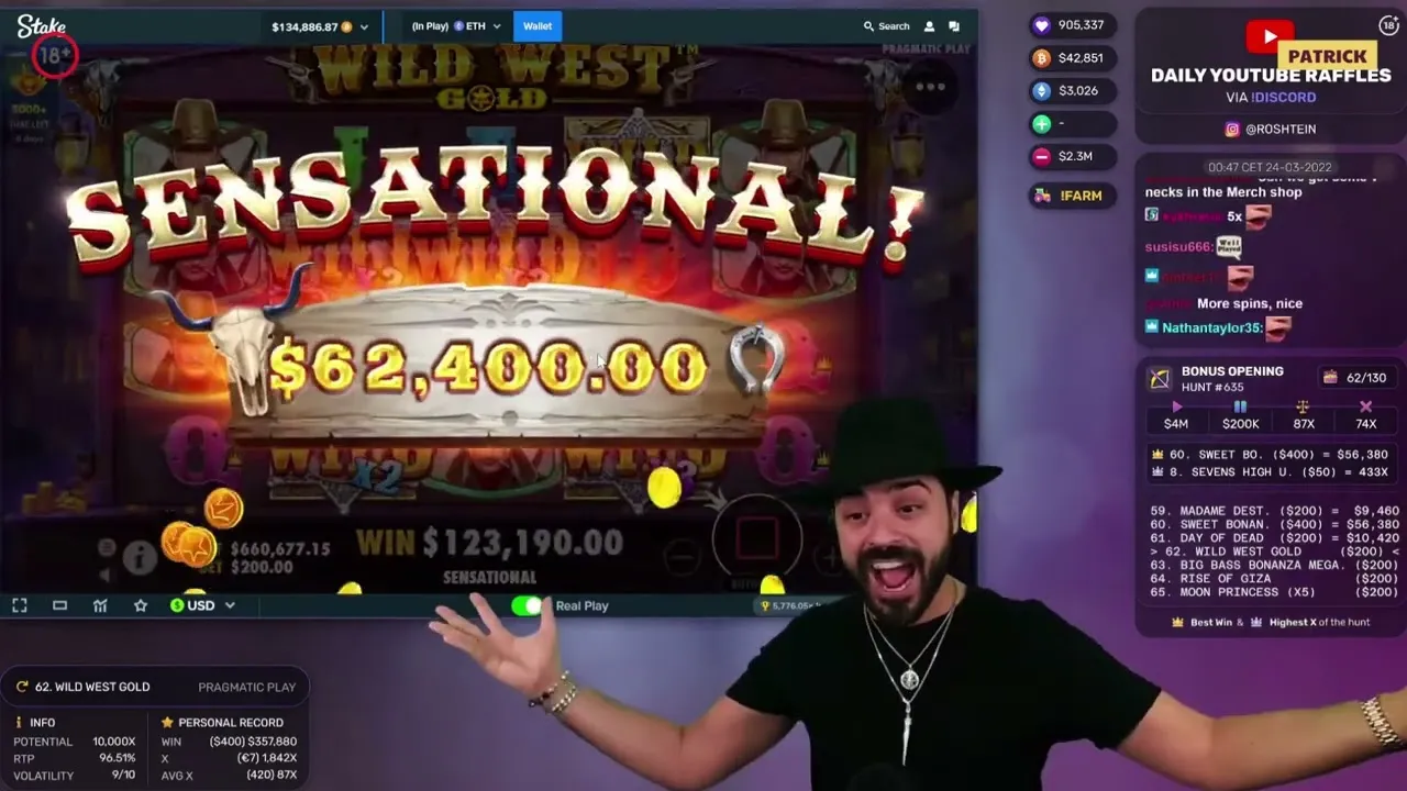 Wild West Gold: Roshstein's Big Win on Pragmatic Play!