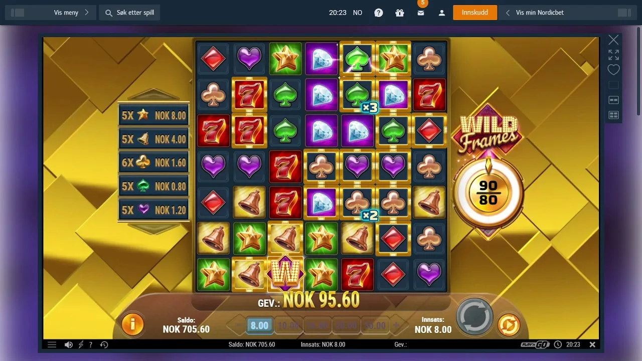 Wild Frames Slot Game Win: A 7000x Payout Clip