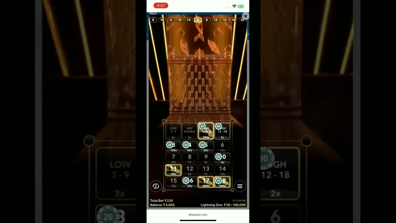 Lightning Dice: Electrifying 15x Win by Evolution!