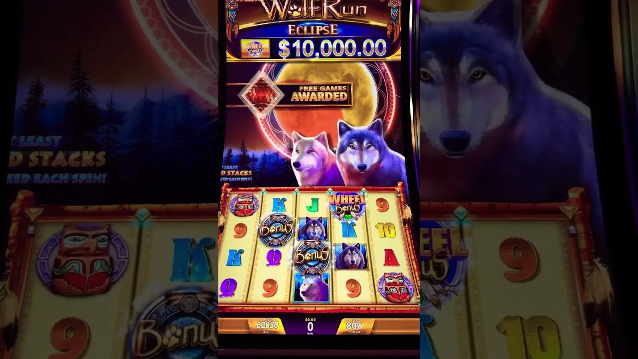 Wolf Run Eclipse Free Spins: 13 Games, Big Win