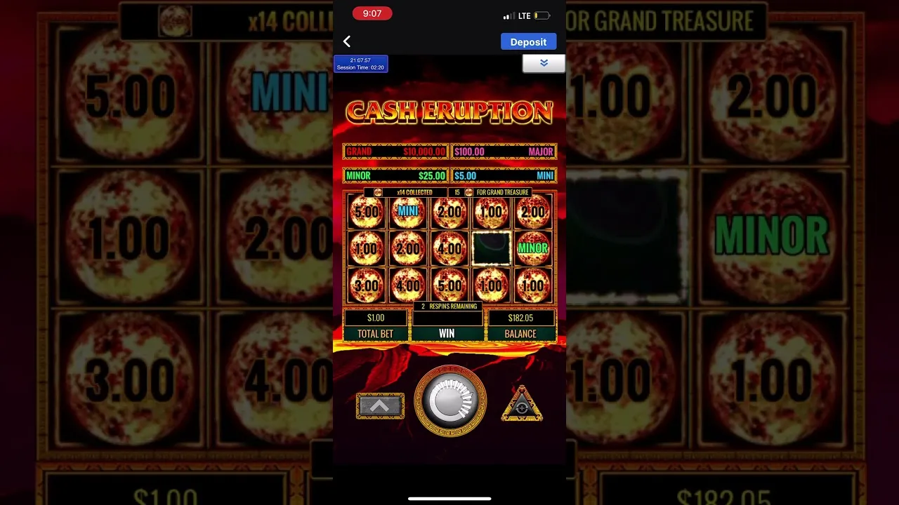 Cash Eruption Slots Win: Grand Jackpot Triggered