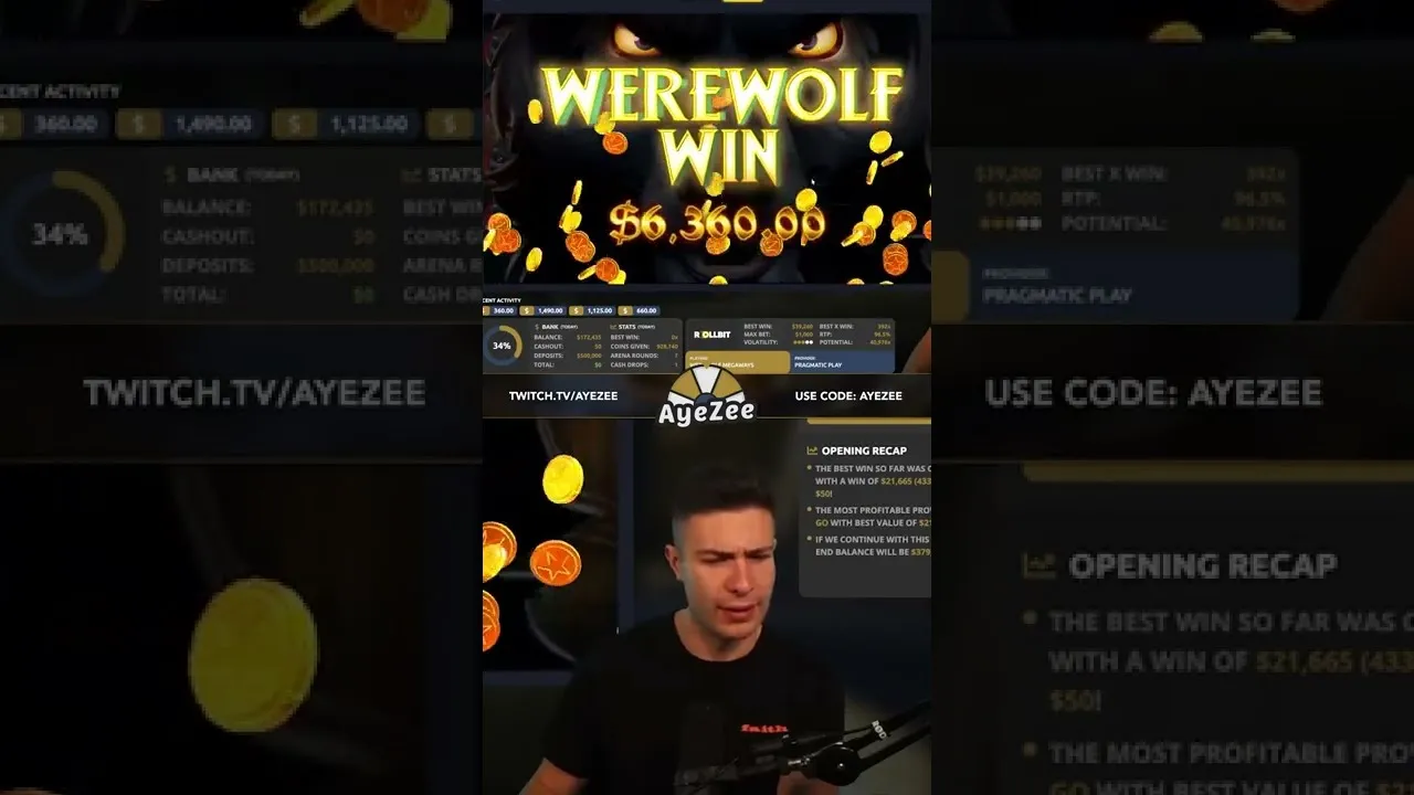 Curse of the Werewolf Megaways: Massive Bonus Win!