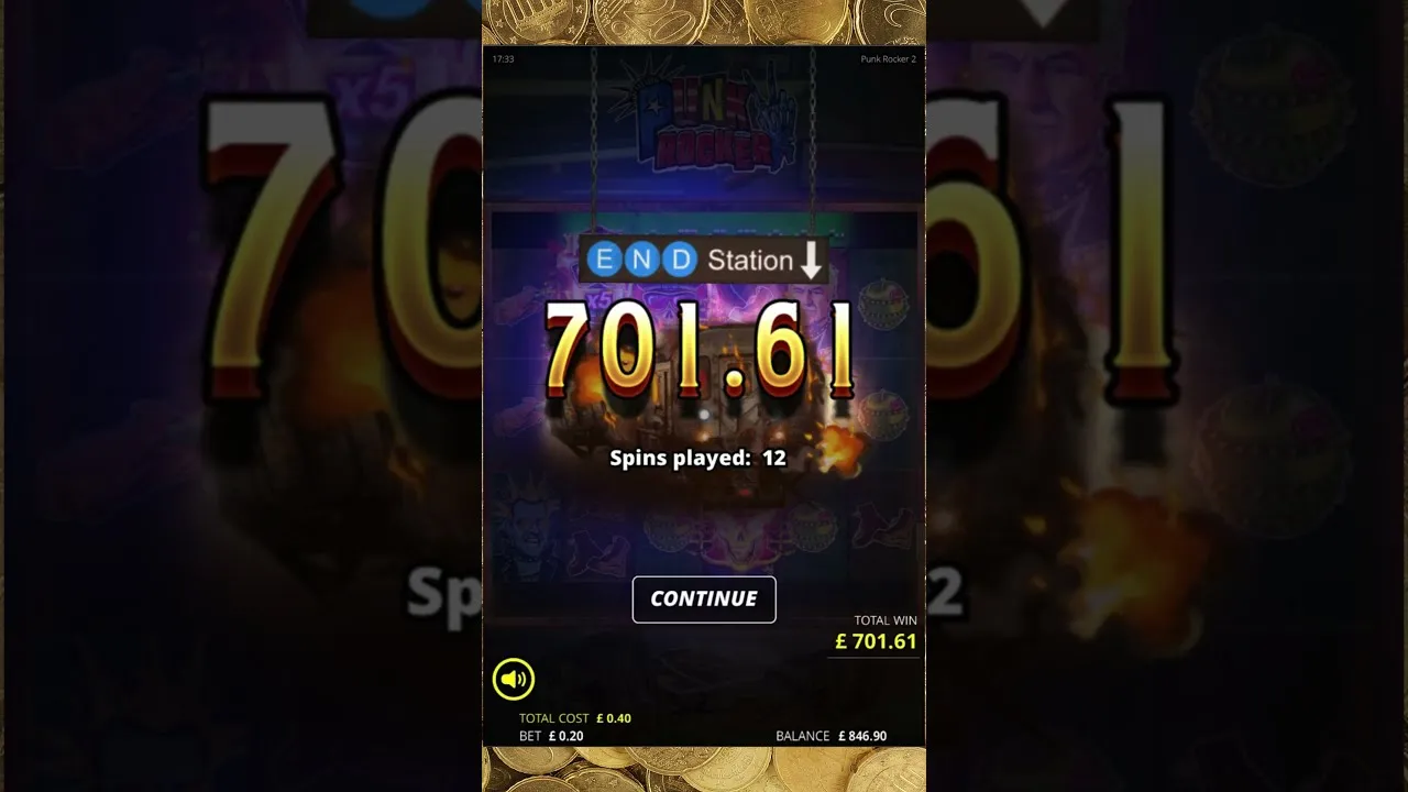 Punk Rocker 2: Big Win on Nolimit City's Wild Slot!
