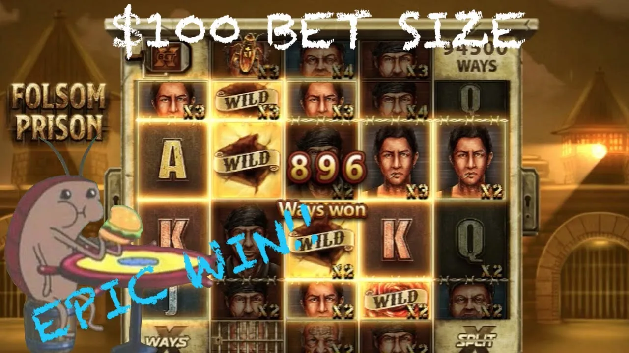 Folsom Prison: Nolimit City Slot HUGE Win from Free Spins!