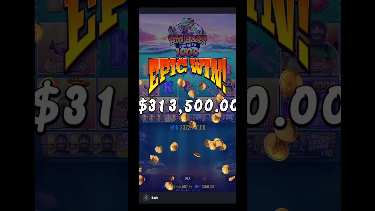 Big Bass Bonanza 1000 Bonus Win: 10000x Max Payout