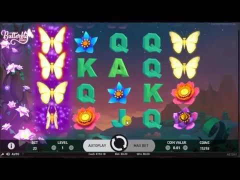 Butterfly Staxx Slot Machine: A 40x Bet Win