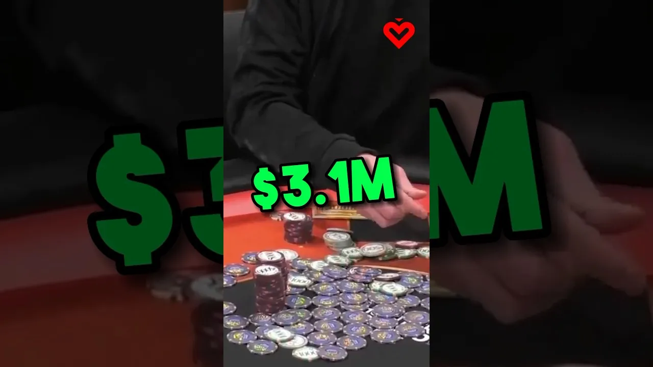 Tom Dwan's Legendary $3.1 Million Texas Hold'em Pot Win!