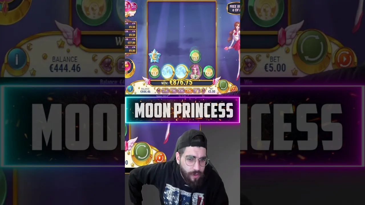 Big Win: Moon Princess Slot by Play'n GO at Sensor Casino