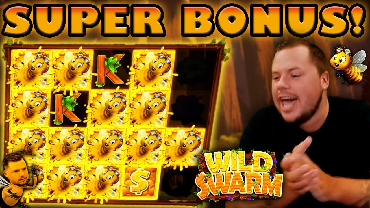 Wild Swarm: Huge 870x Win in Free Spins Bonus Round!
