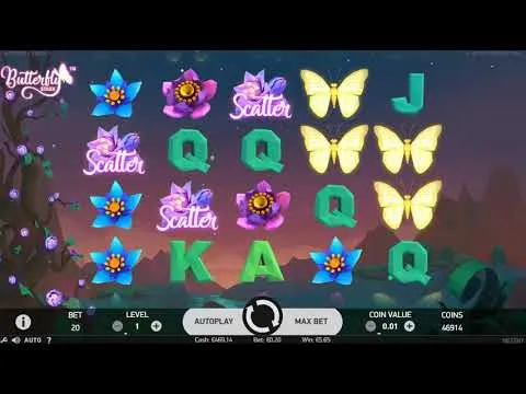 Butterfly Staxx Slots Netent Huge 120x Win