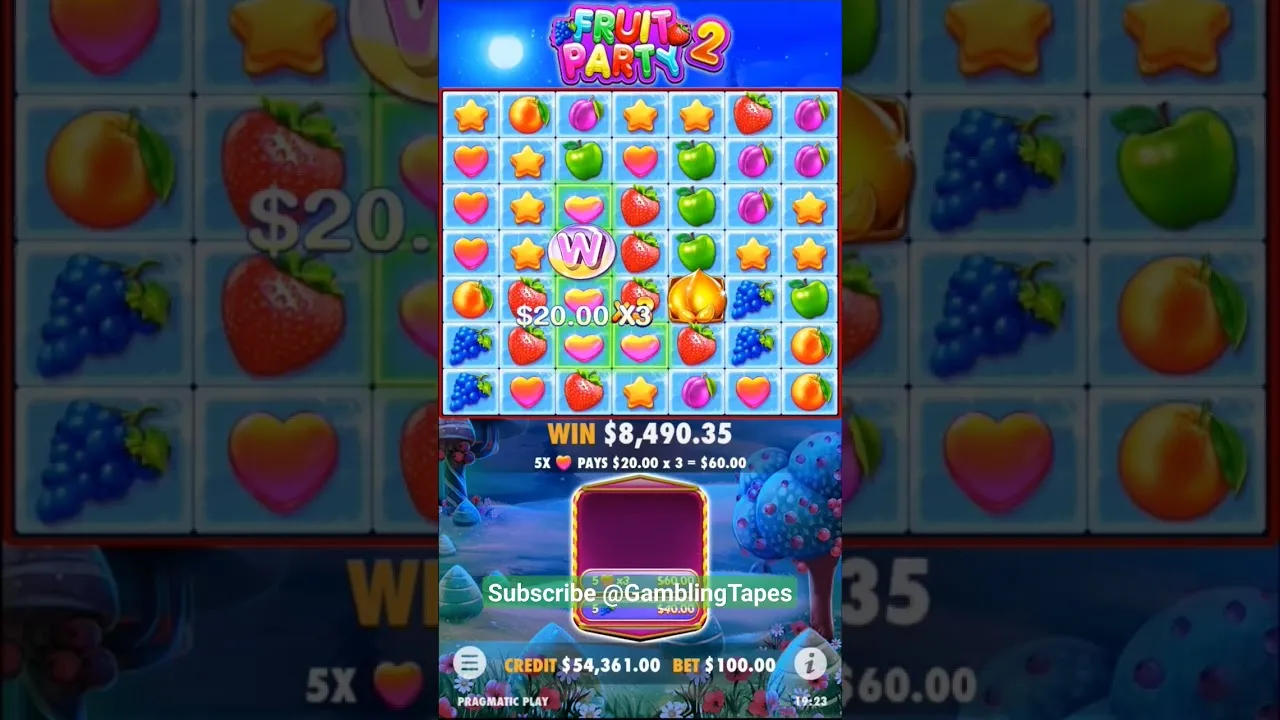 Fruit Party 2: $20,000 HUGE Win with 202x Multiplier!