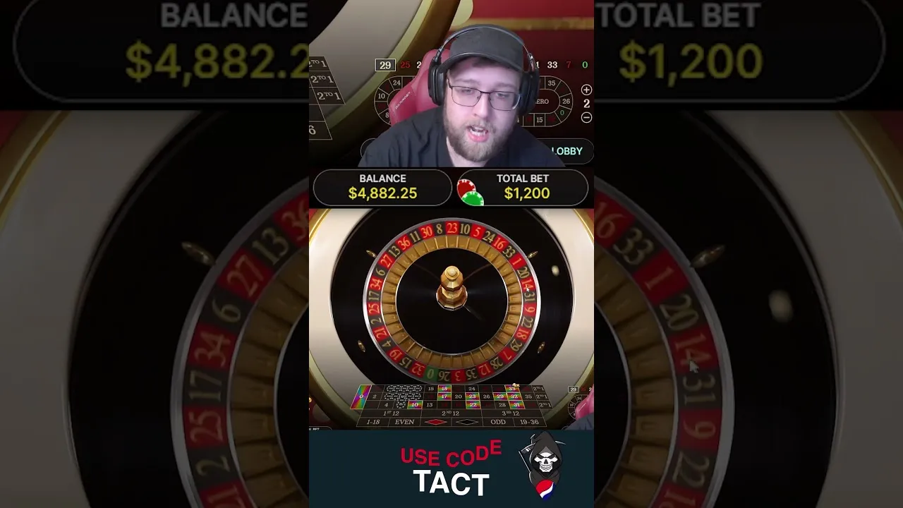 Red Door Roulette big live win on number 8
