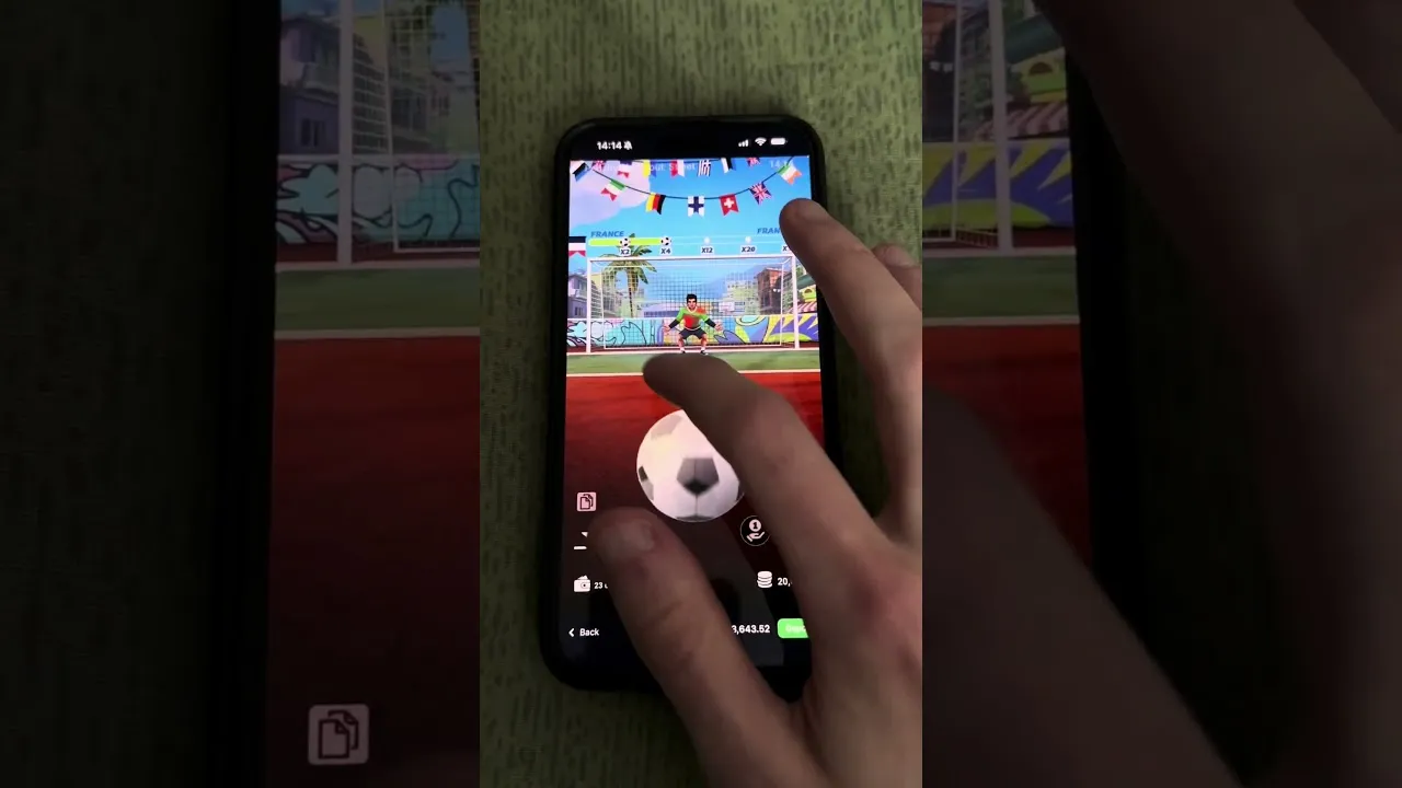 Penalty Shootout Street win: 32x multiplier clip