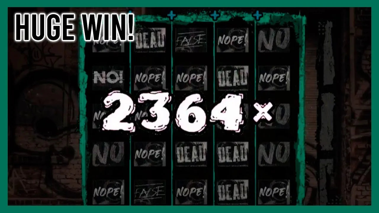 Dead Canary big win free spins, 2364x multiplier