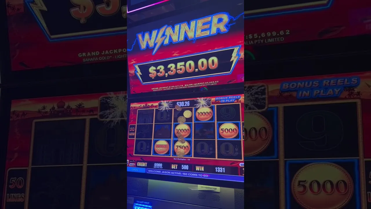 Lightning Link Slot: $3,350 Jackpot Win on Aristocrat!