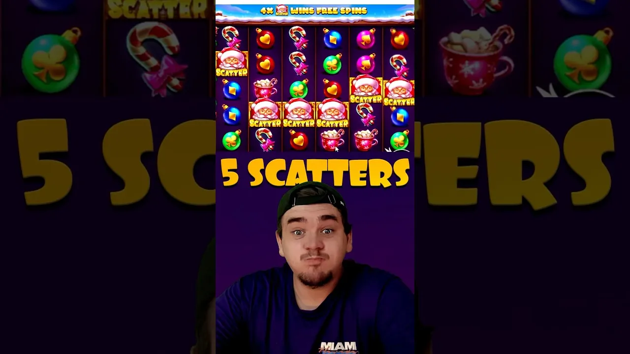 Santa's Great Gifts Free Spins 6 Scatters