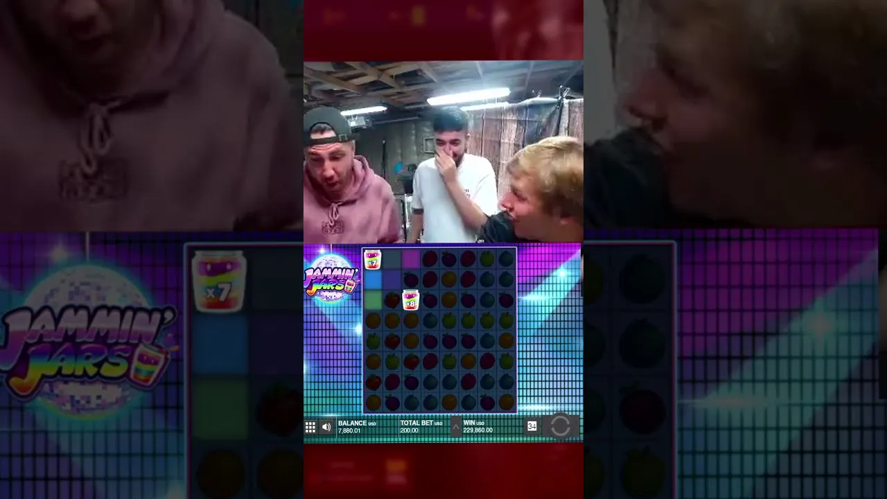 Jammin' Jars 2 Big Cluster Win: 225,000x Multiplier