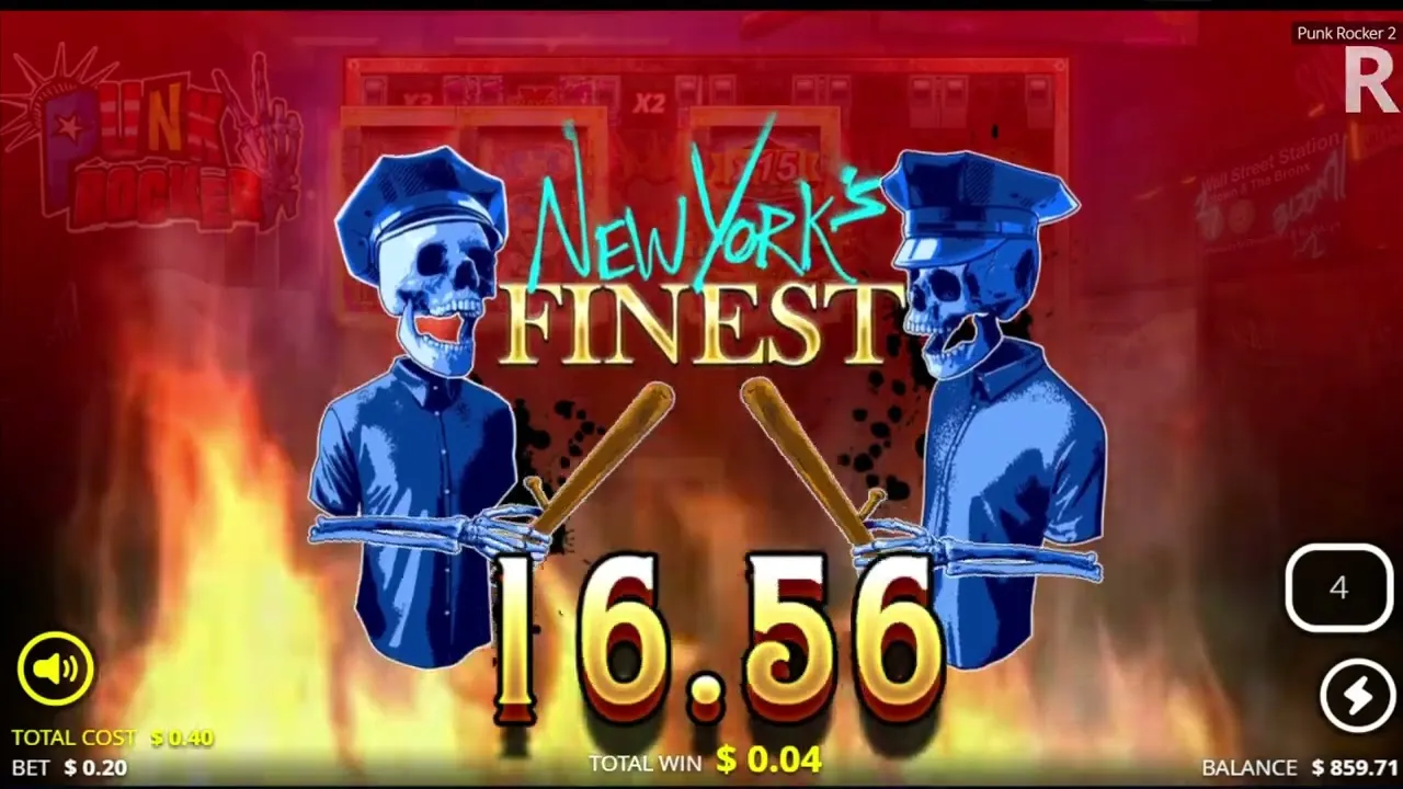 Punk Rocker 2: Nolimit City Bonus Round Massive Win!