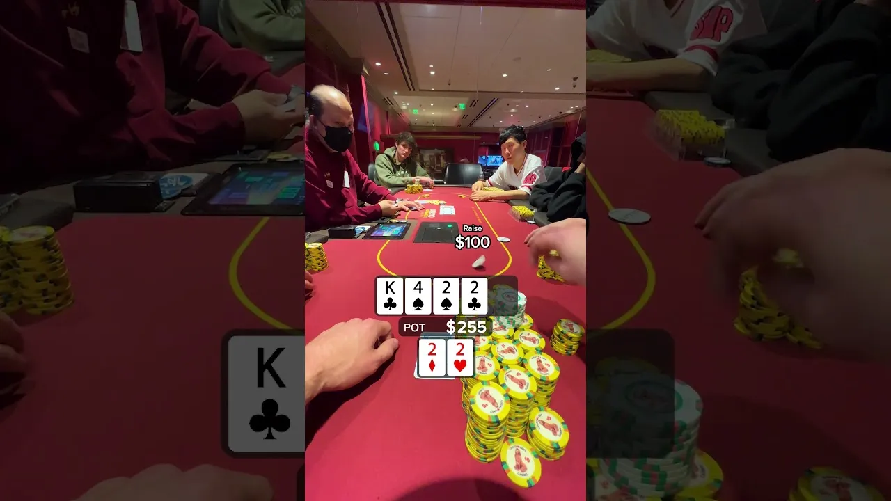 Poker Showdown: Deuces Turn into a Massive $5670 Pot!
