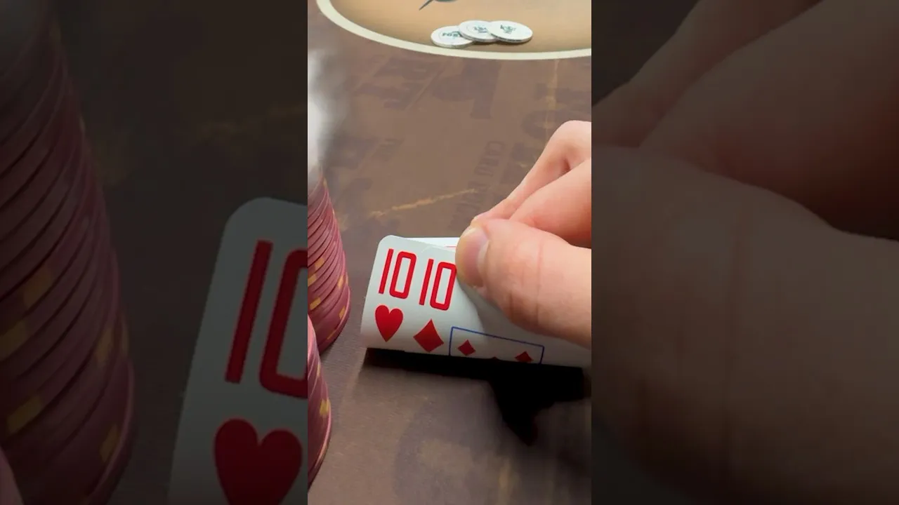 Texas Hold'em: $1700 River Bluff WIN! Watch the Hand!