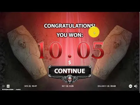 Blood Suckers 40x Bonus Game, Vampire Slaying Win
