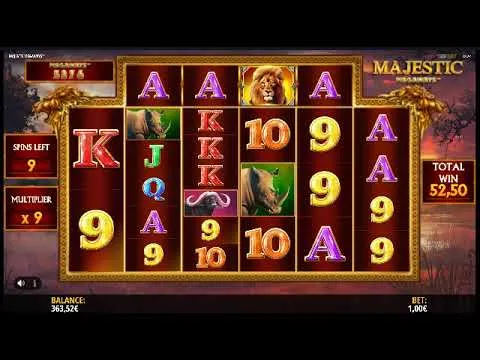 Majestic Megaways bonus Megaways: 432.9x win clip