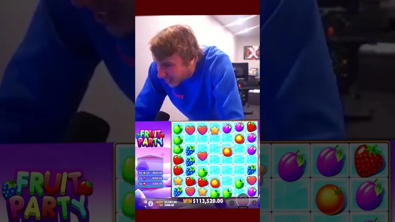 Fruit Party Big Bonus Spins, 134,220x Win Revealed