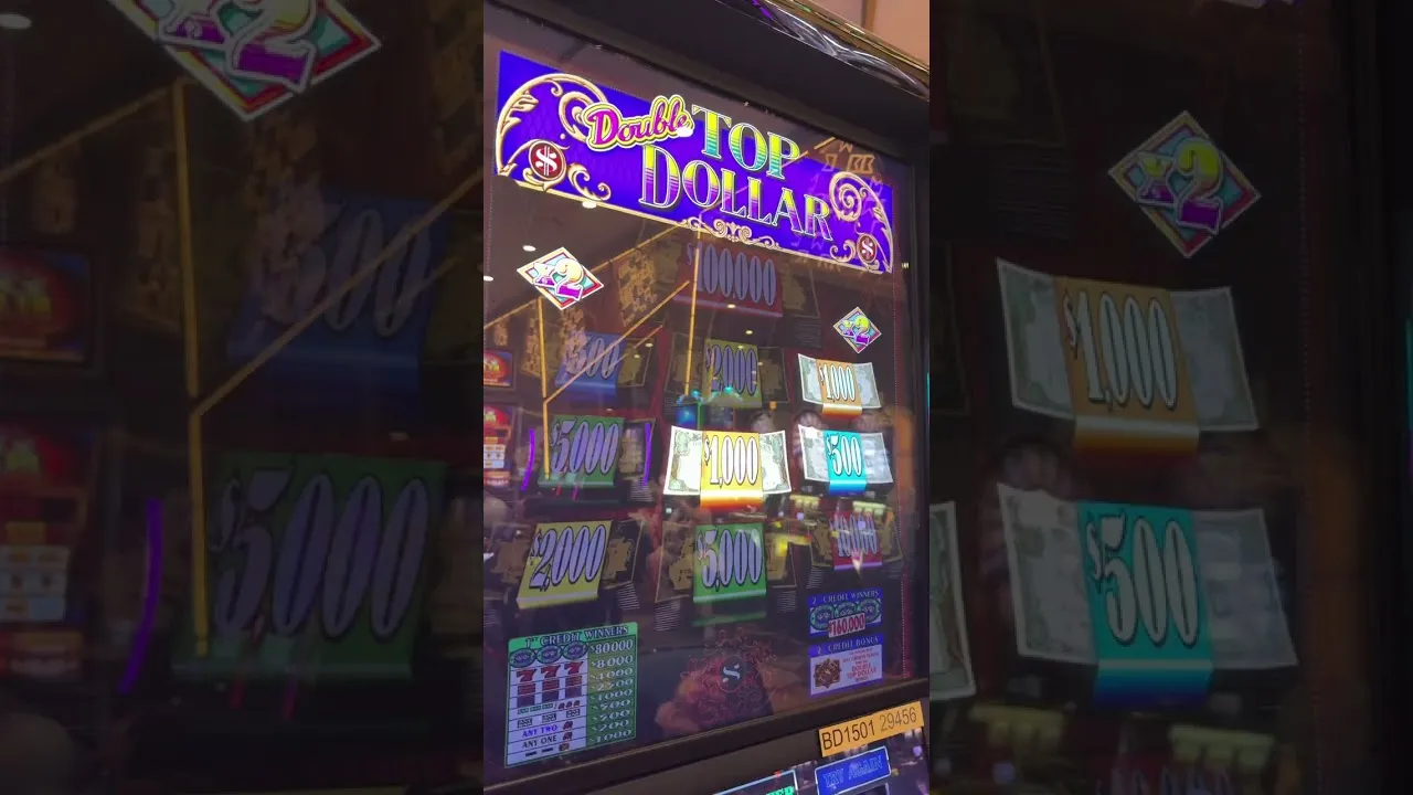 Double Top Dollar jackpot win, 25,000x multiplier