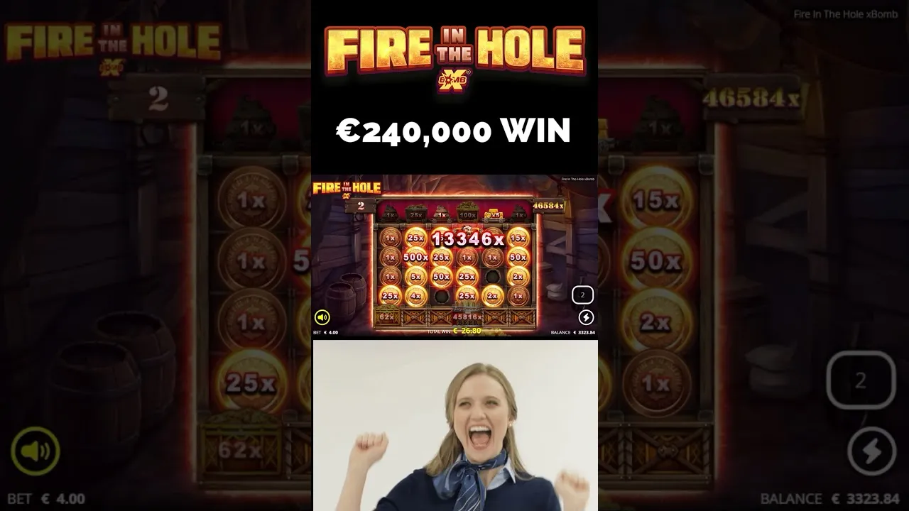 Fire in the Hole 60000x Bonus Buy Lucky Wagon Spins