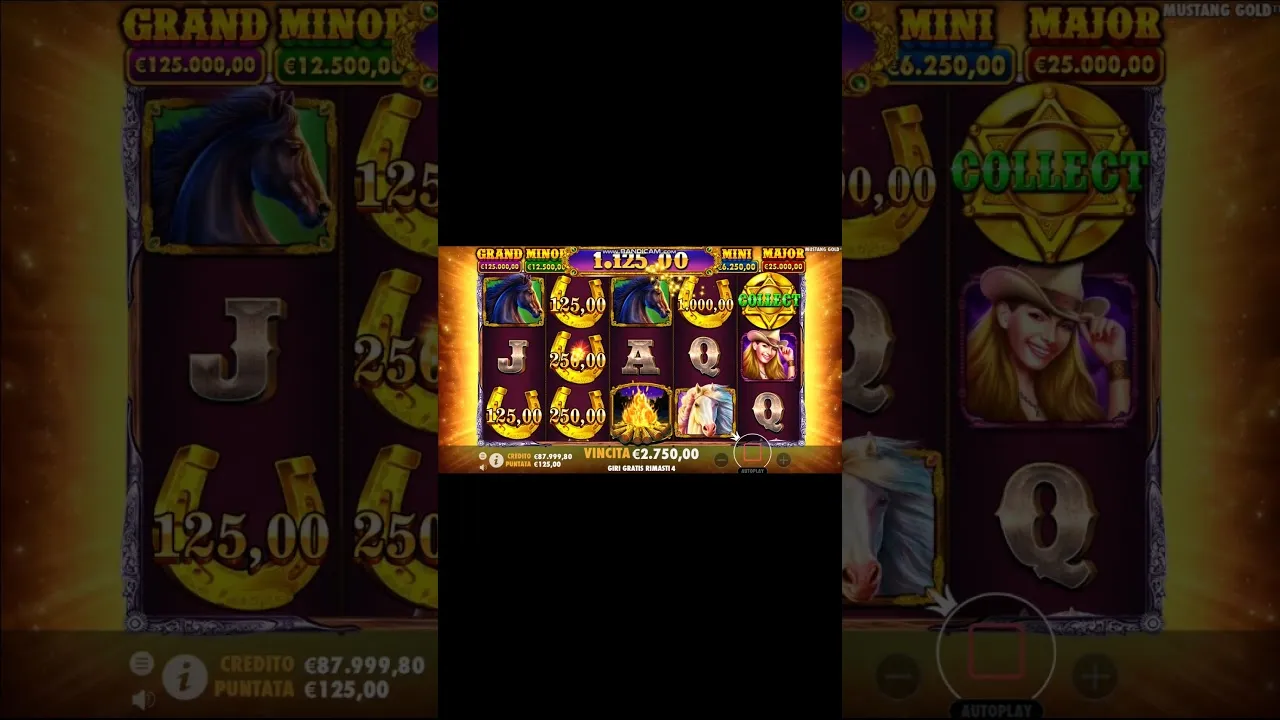 Mustang Gold Bonus Free Win Amazing 5100 Payout
