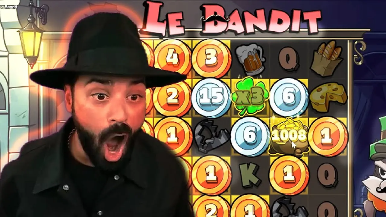 Le Bandit 1385x Big Win Clover in Bonus Round