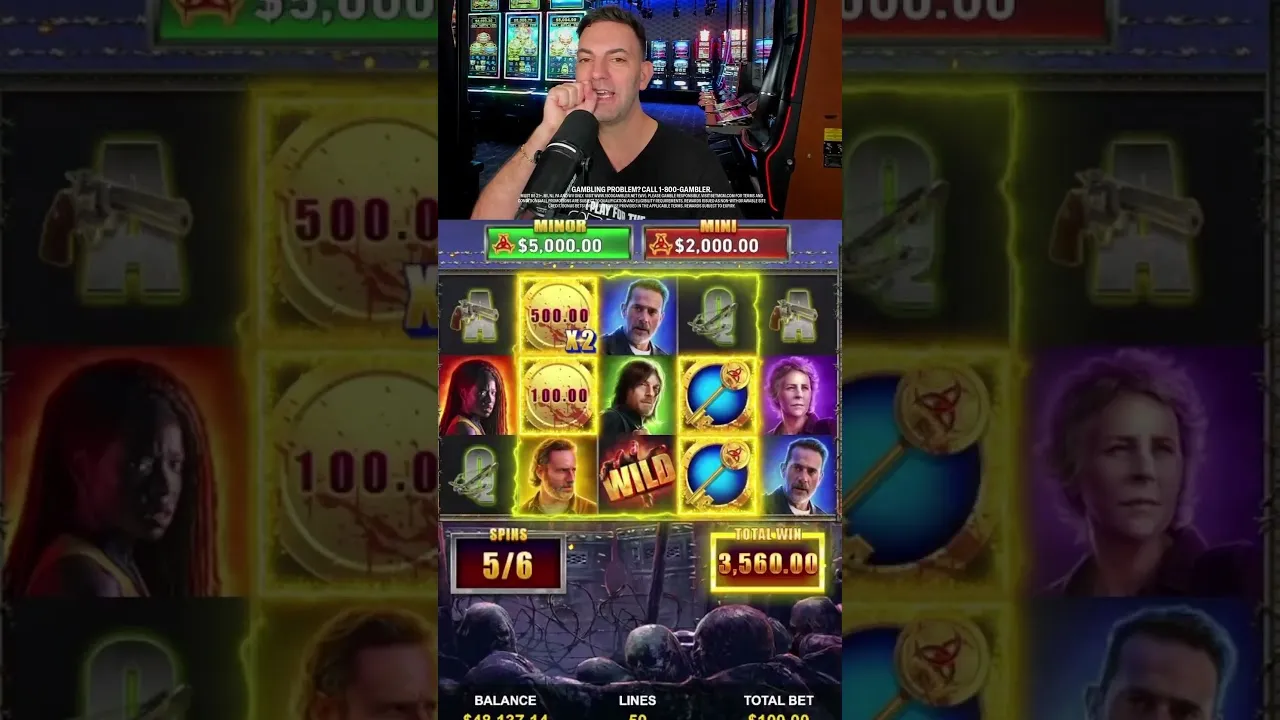 Walking Dead Big Bonus Win: Triple Bonus Round