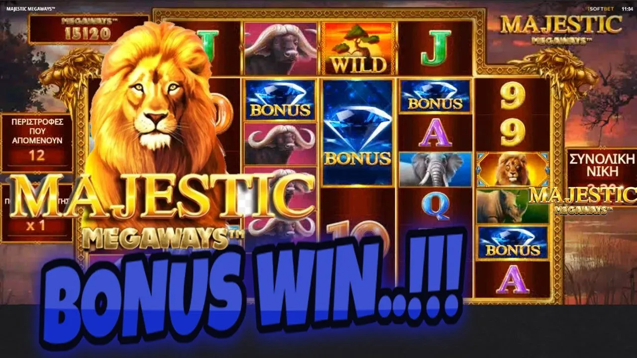 Majestic Megaways Free Spins Win, 50,000x Bet