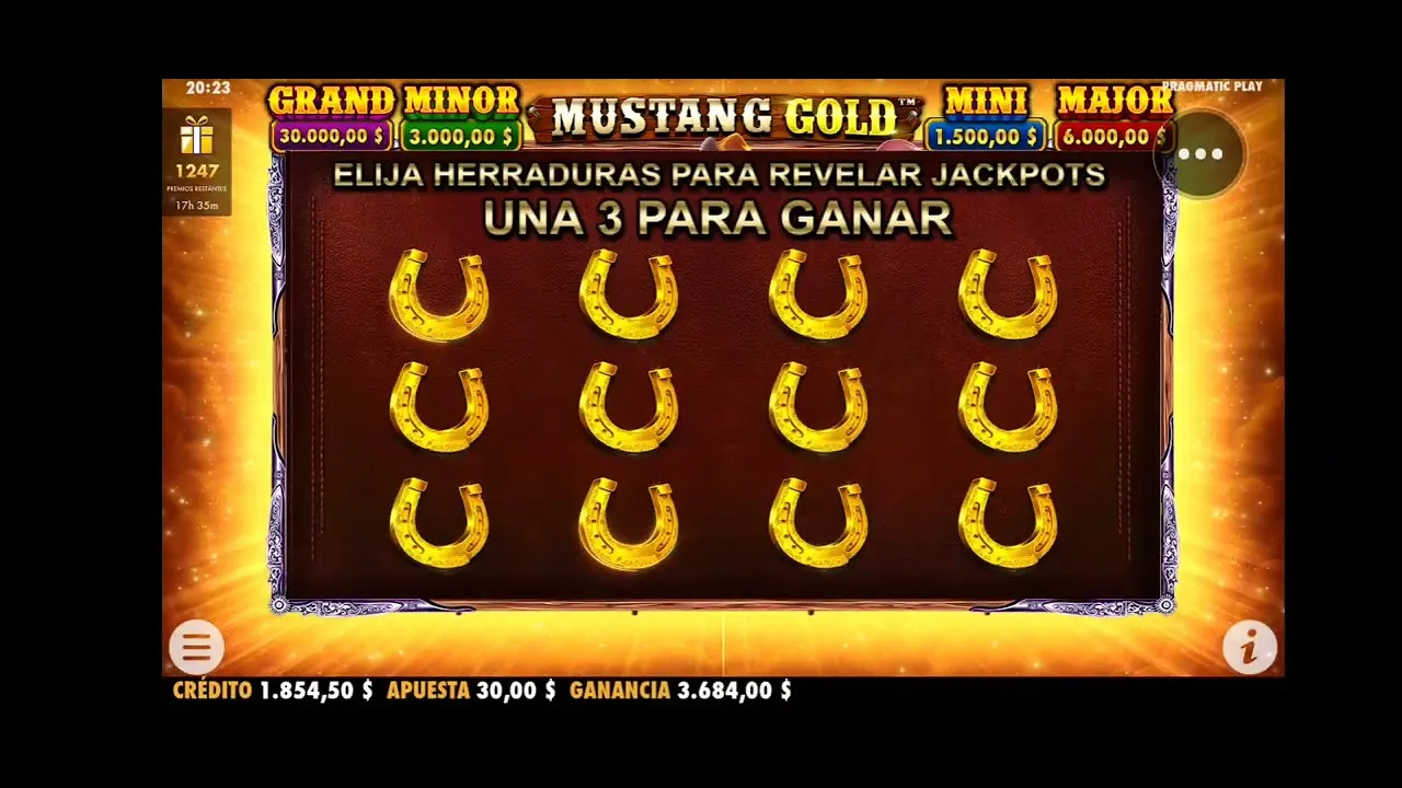 Mustang Gold 186x Big Win Jackpot Bonus Activated