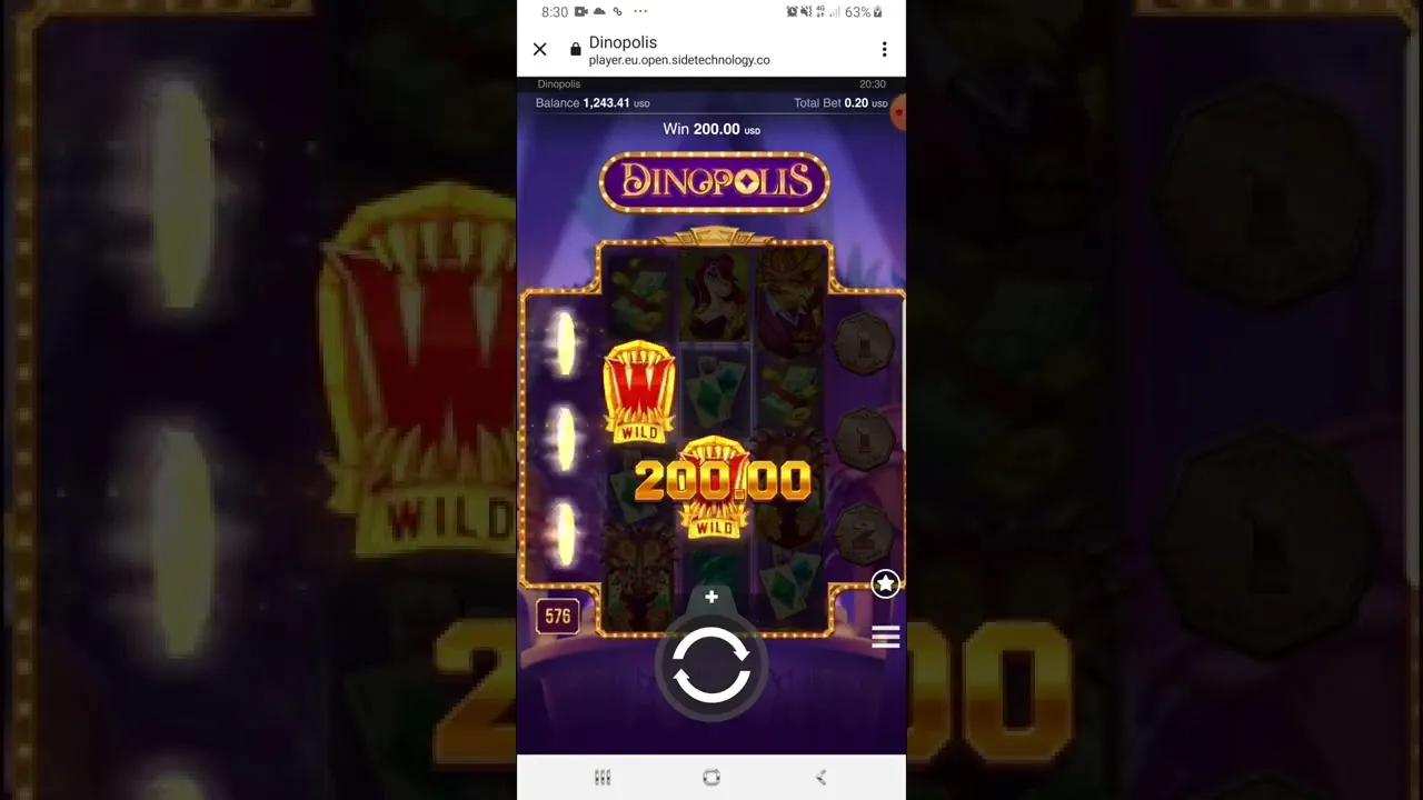 Dinopolis Slots Win Huge Multiplier Bonus Round