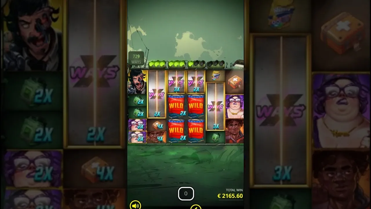 Dead Canary bonus wilds win, 71x multiplier