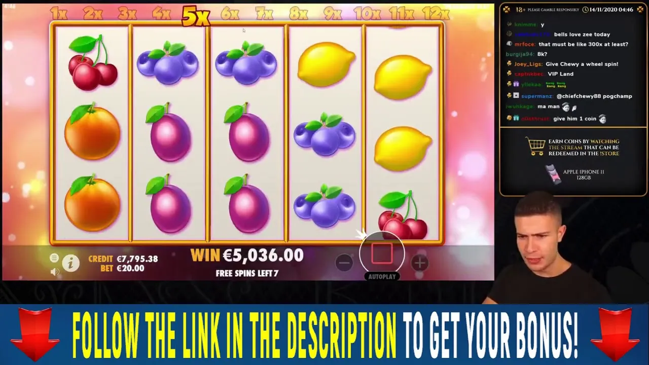 Extra Juicy Big Win 140x, Triggering Bonus Round
