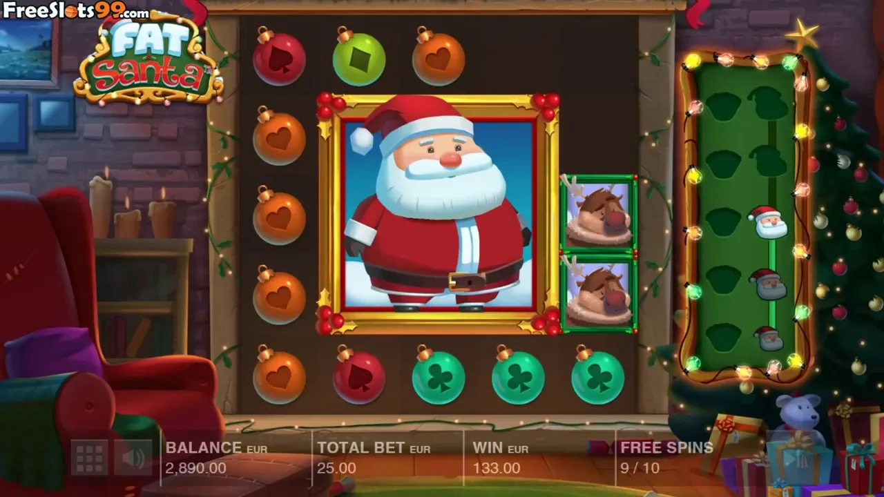 Fat Santa: Epic MEGA WIN During Free Spins by Push Gaming!