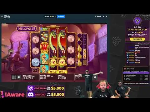 Roshtein Dinopolis Bonus Round: 91,520 Win Revealed