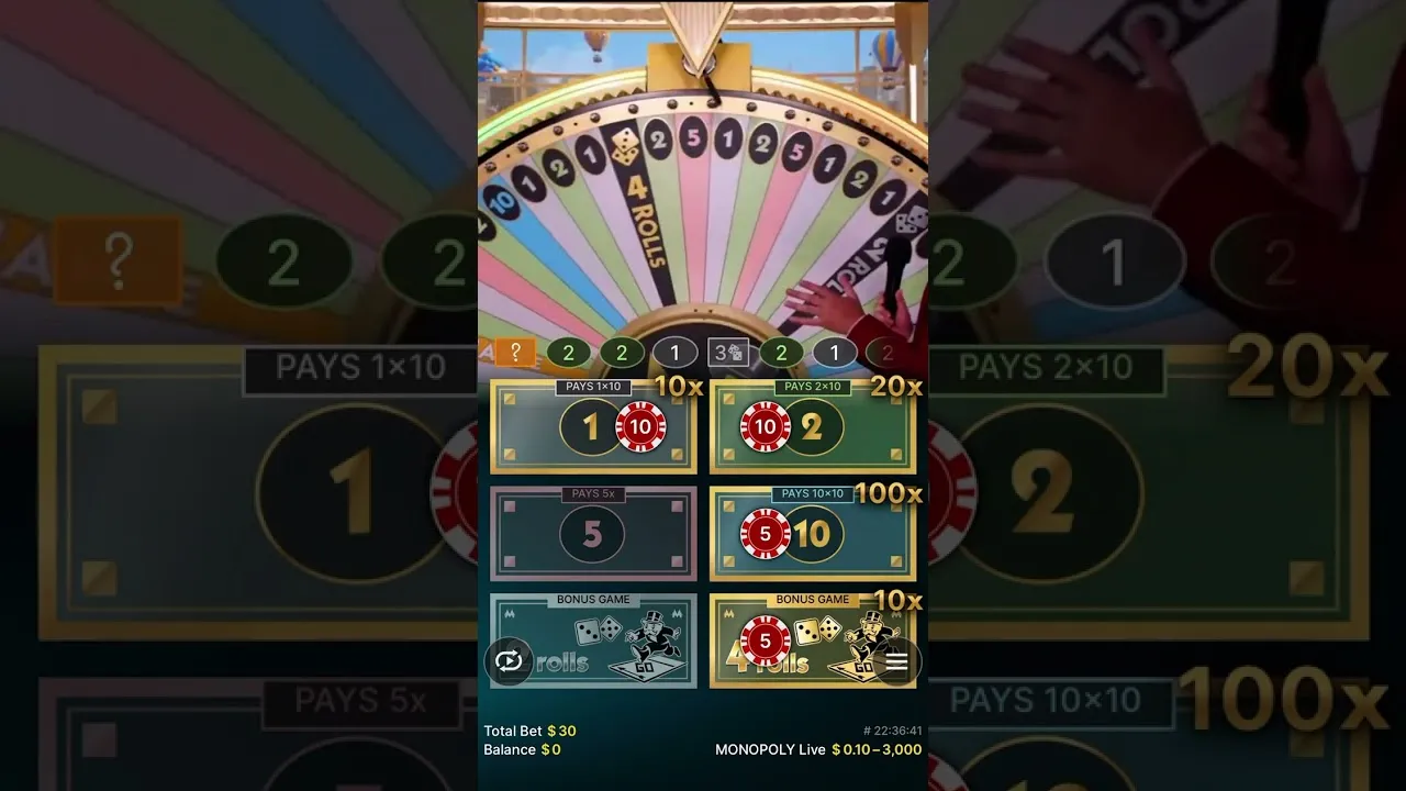 Monopoly Live: Incredible 210x Wheel Win by Evolution!