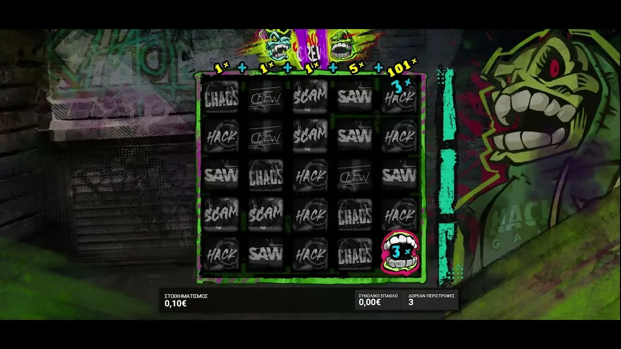 Hacksaw Gaming 1055x Bonus, Free Spins Round