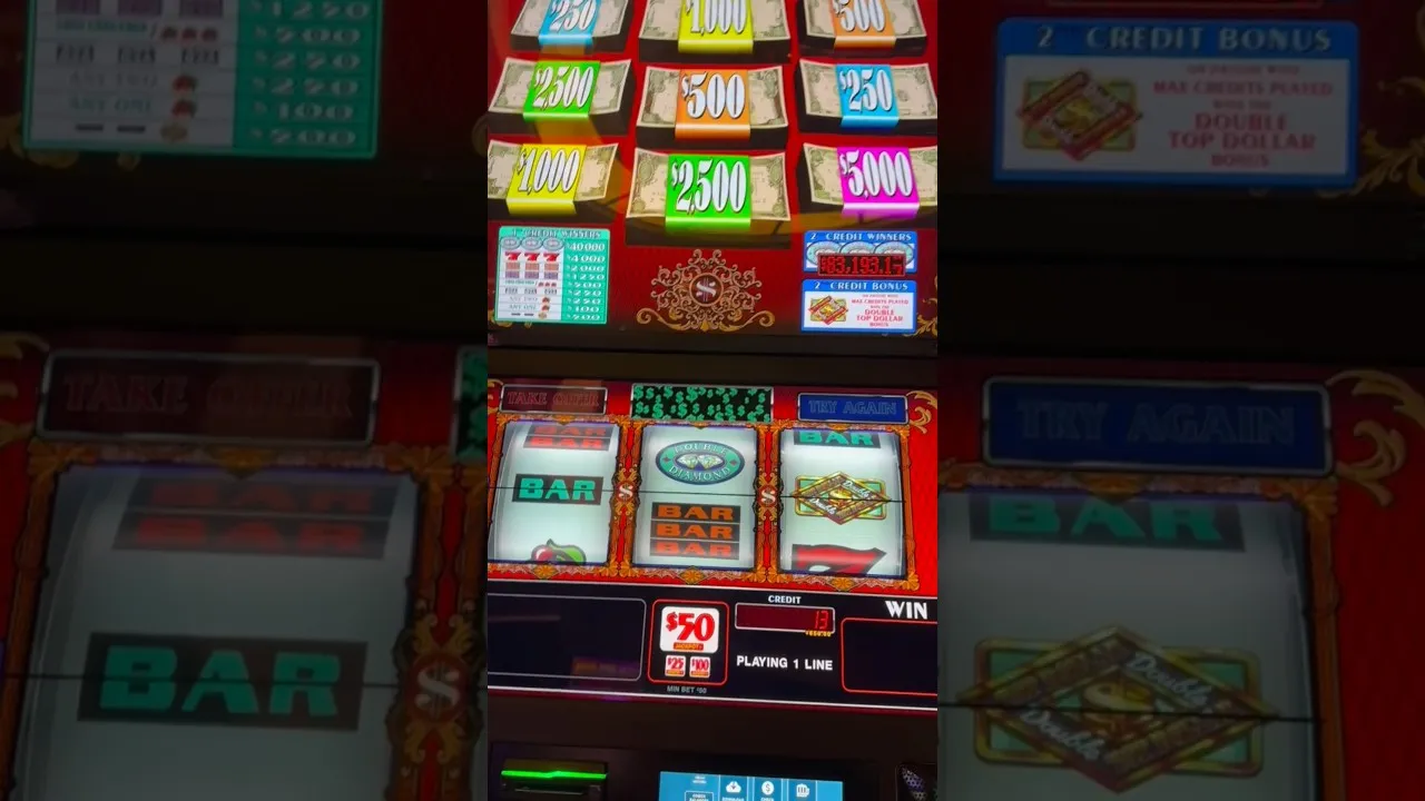 Double Top Dollar 35x Bonus Round, Player Wins Big