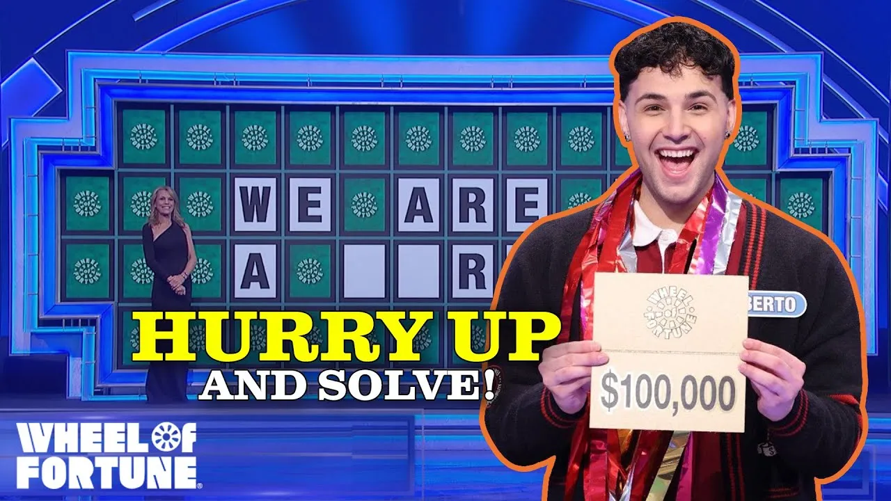 Wheel of Fortune Winner! $100,000 Prize Win on Game Show!