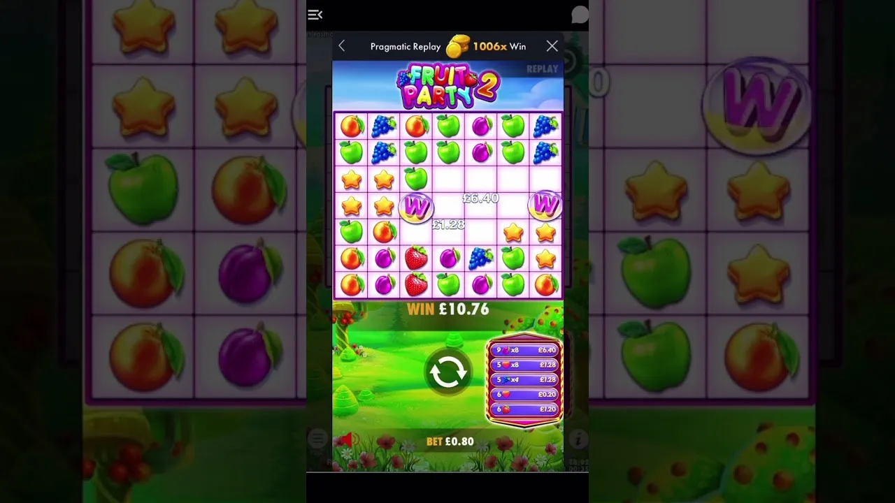 Fruit Party 2: Pragmatic Play's HUGE 1006x Multiplier Win!