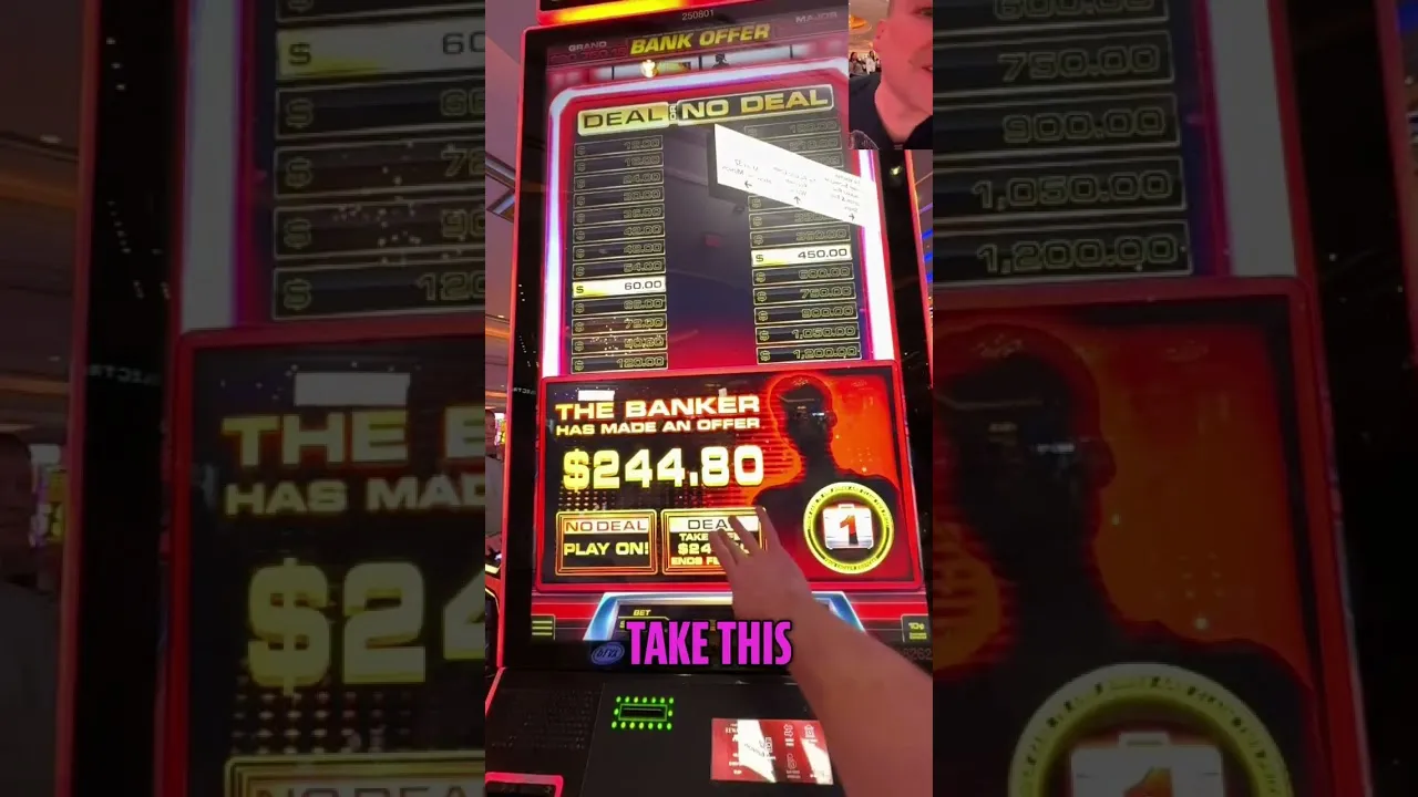 Deal or No Deal Slots Win: Player Takes Offer