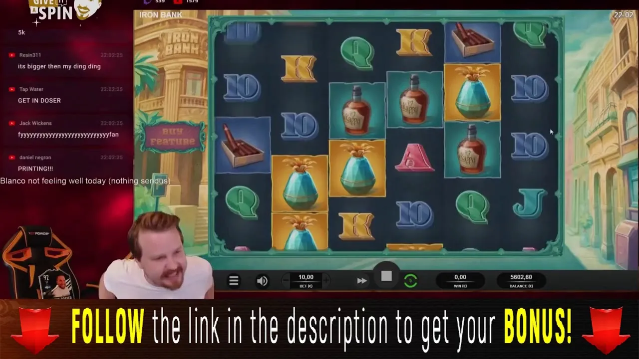 Iron Bank 512x Big Win on Bonus Buy Round