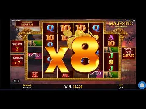 Majestic Megaways Free Spins: 3896x Multiplier Win