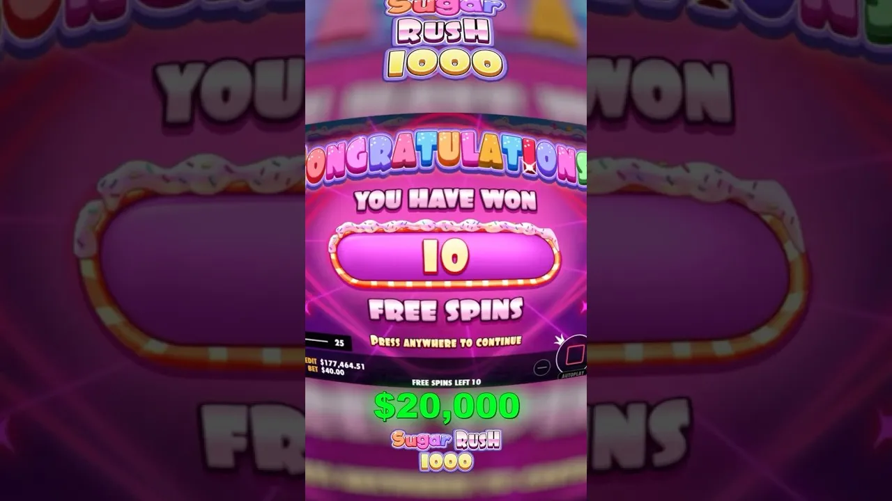 Sugar Rush 1000: Pragmatic Play - Bonus Buy Pays 1000x!