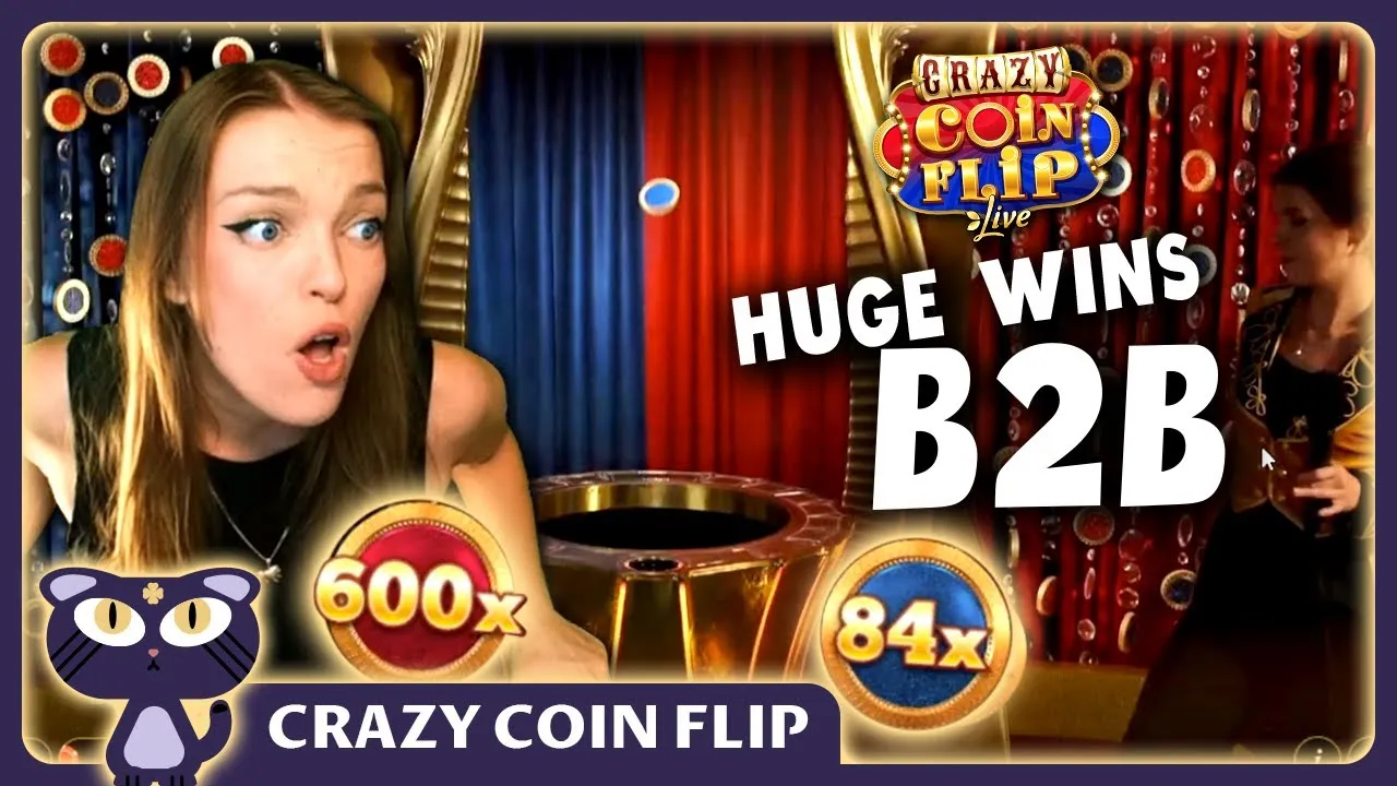 Crazy Coin Flip Bonus 600x, LuckyLunaTV's Big Win
