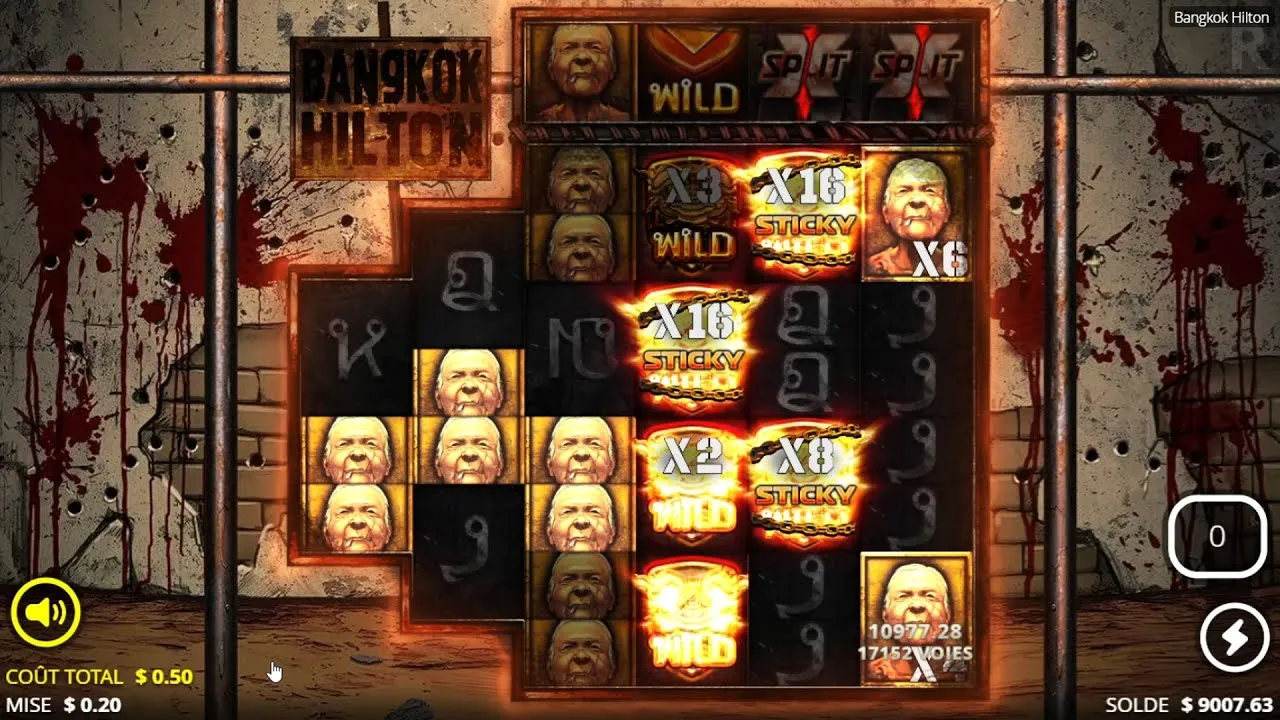 Bangkok Hilton Sticky Multiplier: 44444x Win Clip